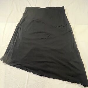 Wild Fable Asymmetrical Black Skirt